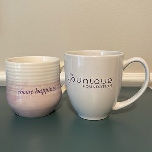 2 “The Younique Foundation” mugs